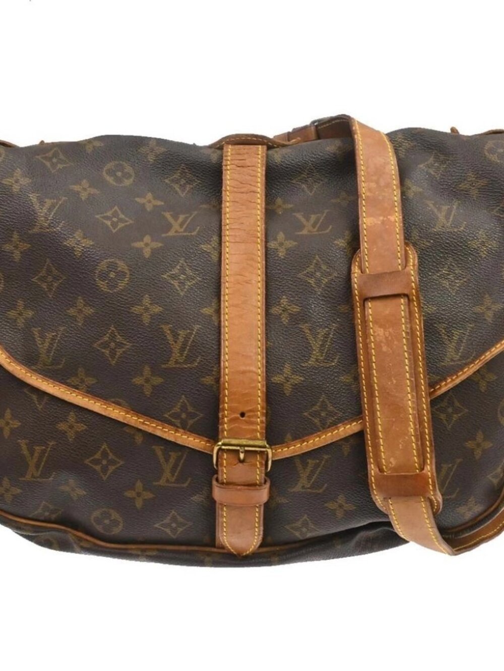 LOUIS VUITTON SAUMUR 35 SHOULDER BAG MONOGRAM